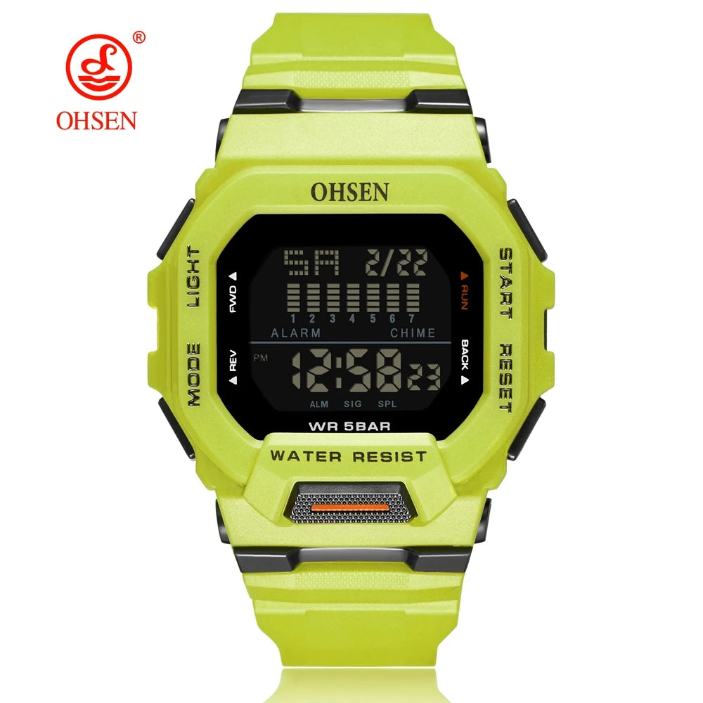 Fashion Male Digital Watches - OHSENl