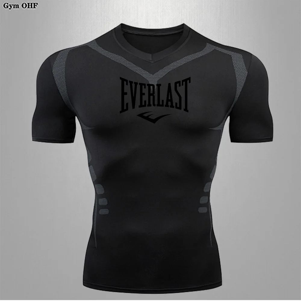 Men's Fit T-shirt Athletic Compression - EVERLAST
