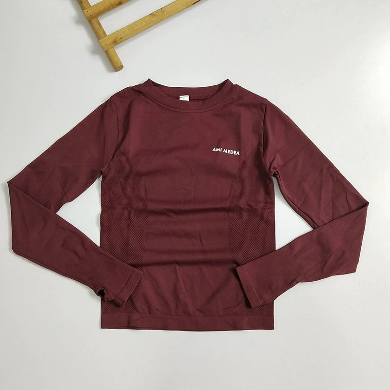 Women’s Quick-drying long-sleeved gym shirt - KNIT