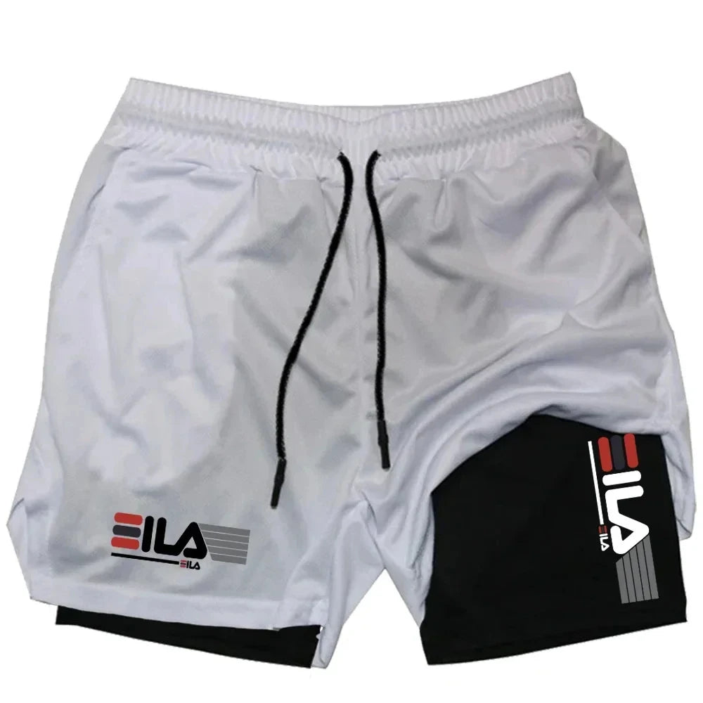 2-in-1 Sports Shorts Breathable Casual Quick-drying - FILA
