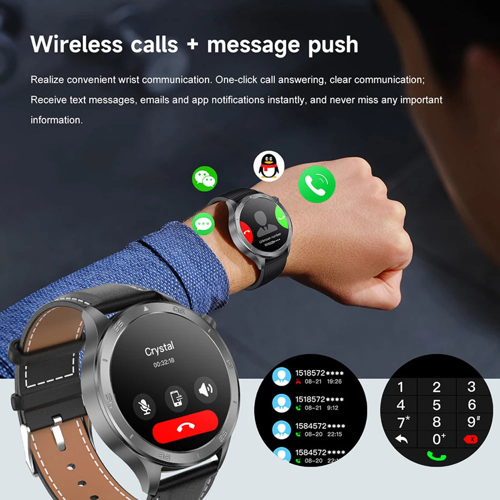 OPPO New Watch X2 Bluetooth Call Smart Watch Men GPS Sports Fitness Heart Rate AI Voice Assistant Smartwatches Android IOS