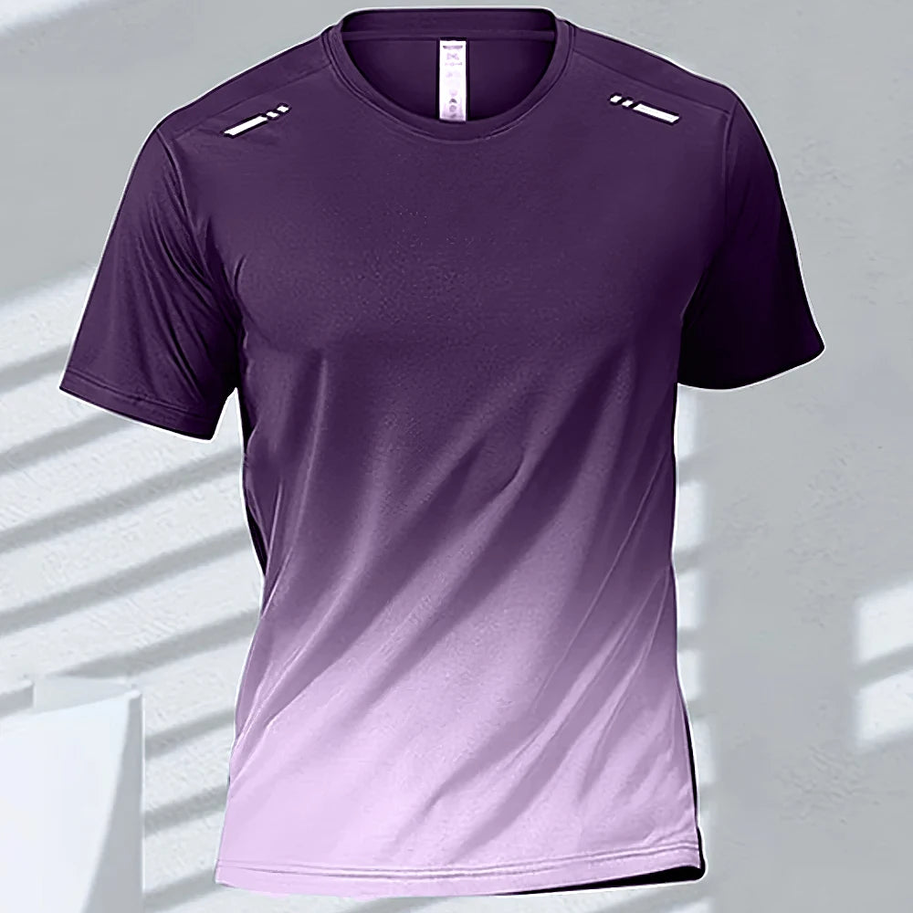 T-shirt Quick-drying Gradient Short Sleeve Tees