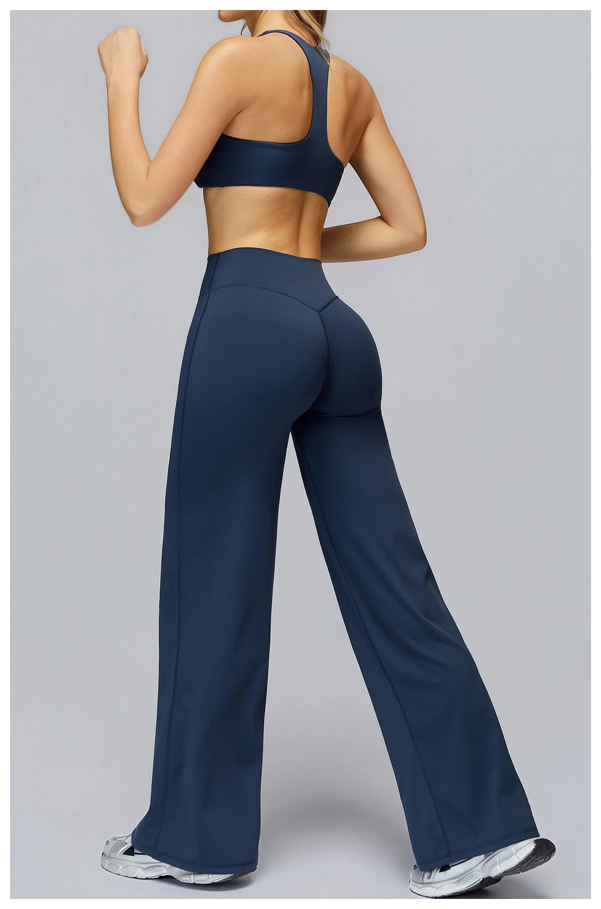 Set Women Tracksuit Workout Set Gym Clothing Fitness Long