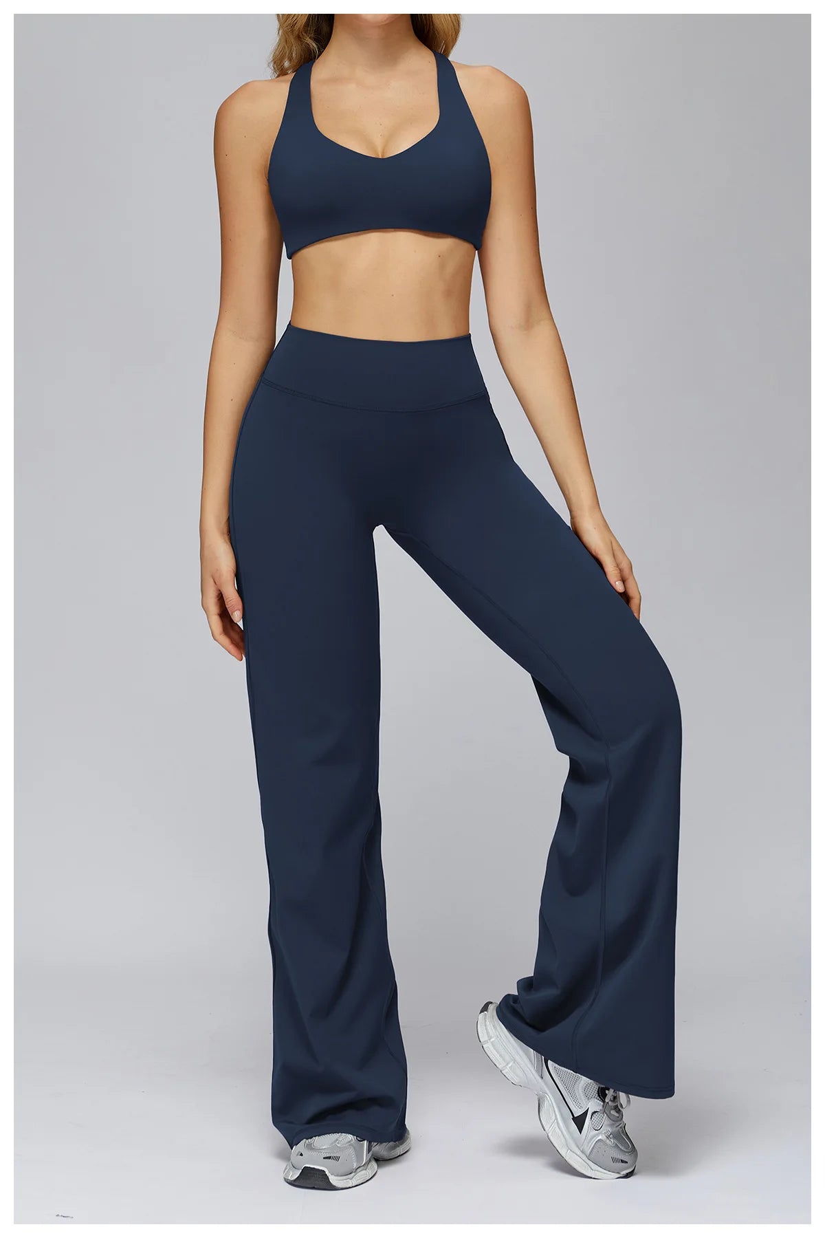 Set Women Tracksuit Workout Set Gym Clothing Fitness Long