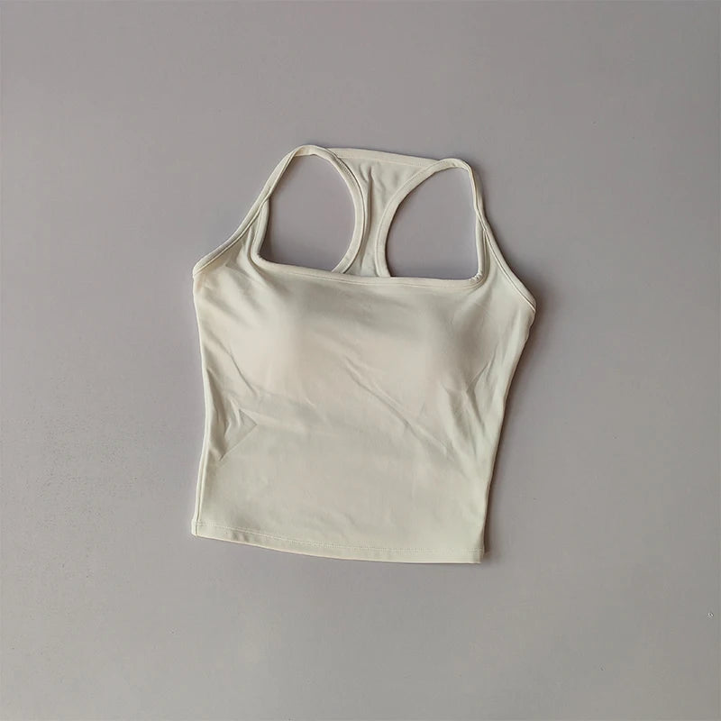 Fitness Vest with Chest Pad Summer