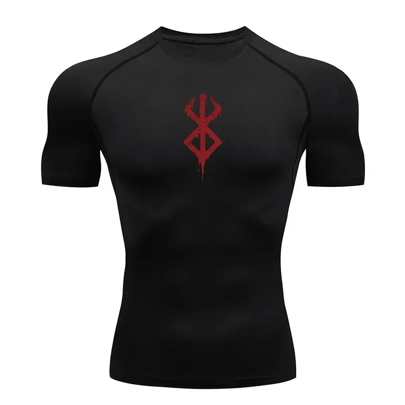 Men's Print Compression Shirts - BERSERK
