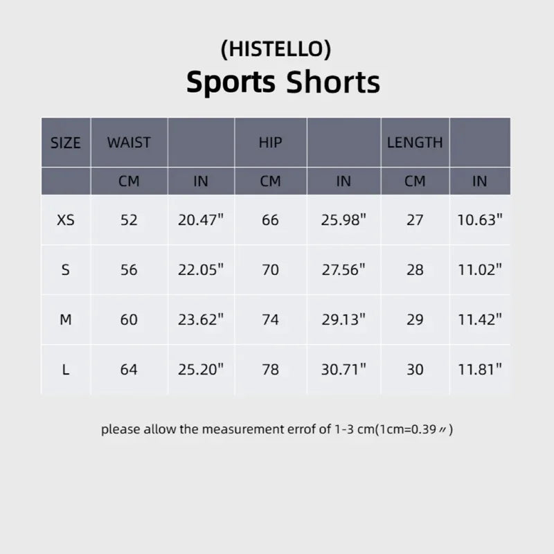 HISTELLO Impacts Gym Shorts Women
