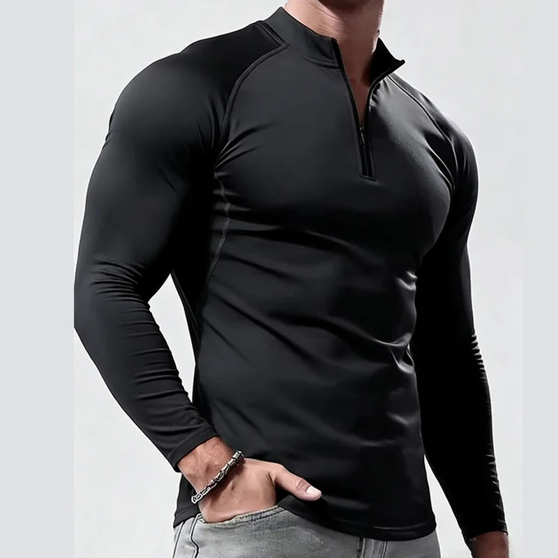 Long Sleeve T Shirt Men Compression