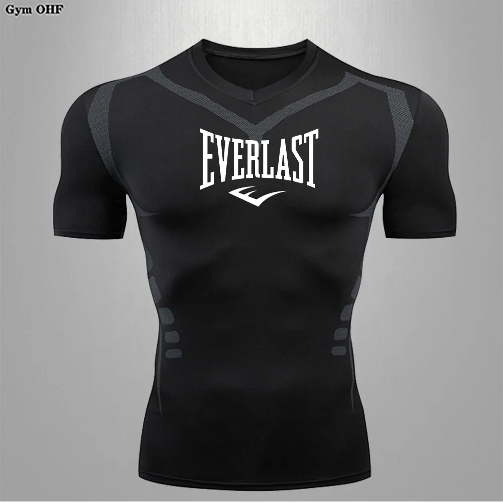 Men's Fit T-shirt Athletic Compression - EVERLAST