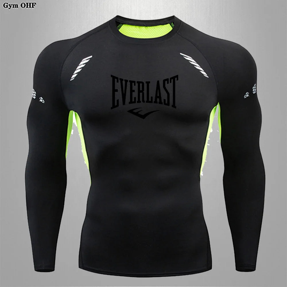 Men's Fit T-shirt Athletic Compression - EVERLAST