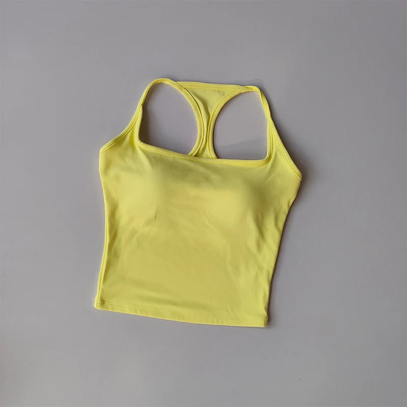Fitness Vest with Chest Pad Summer