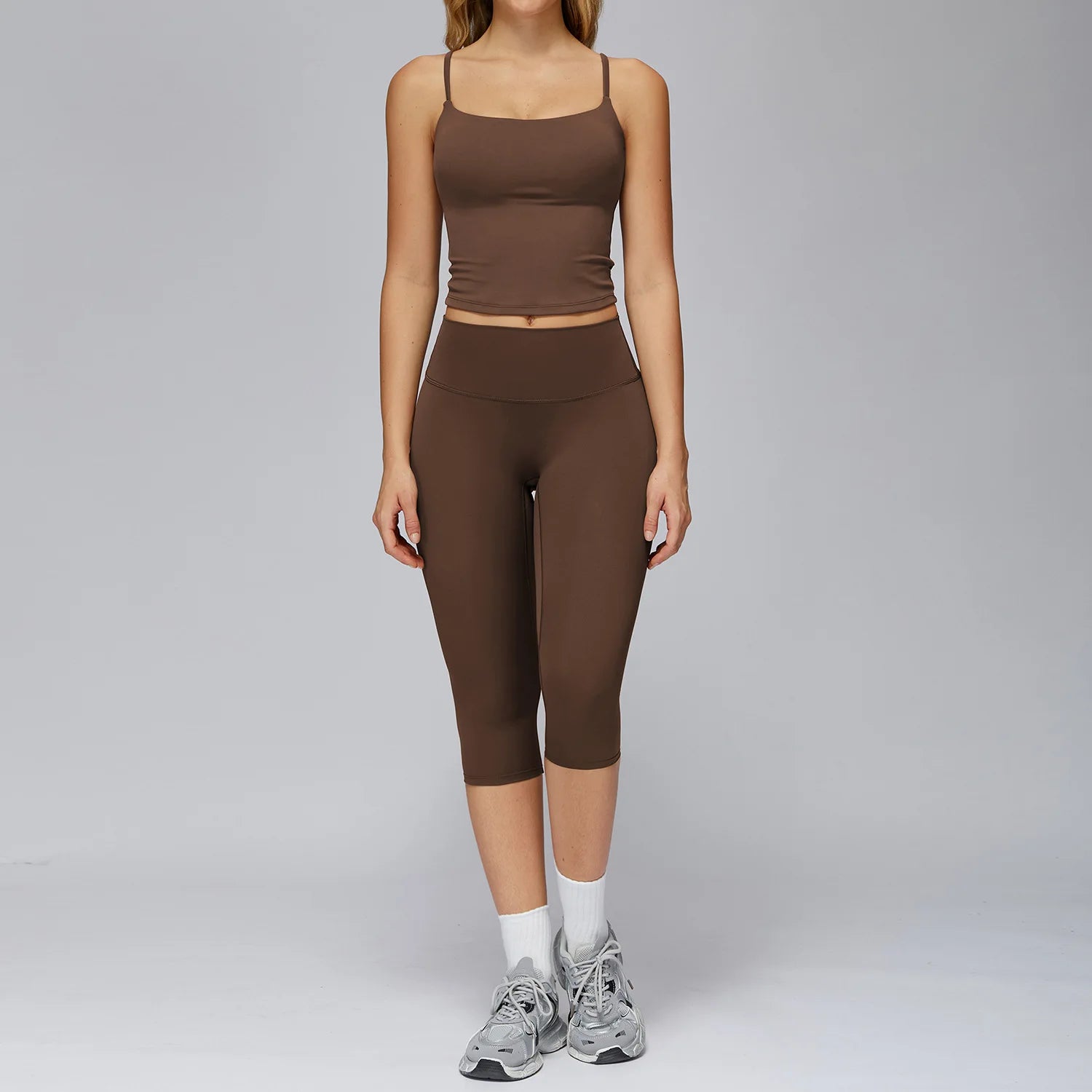 Set Women Tracksuit Workout Set Gym Clothing Fitness Long