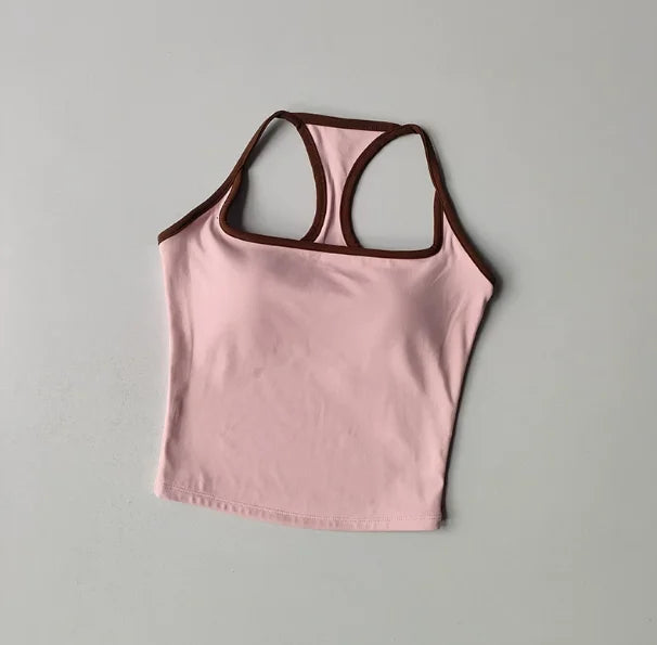 Fitness Vest with Chest Pad Summer