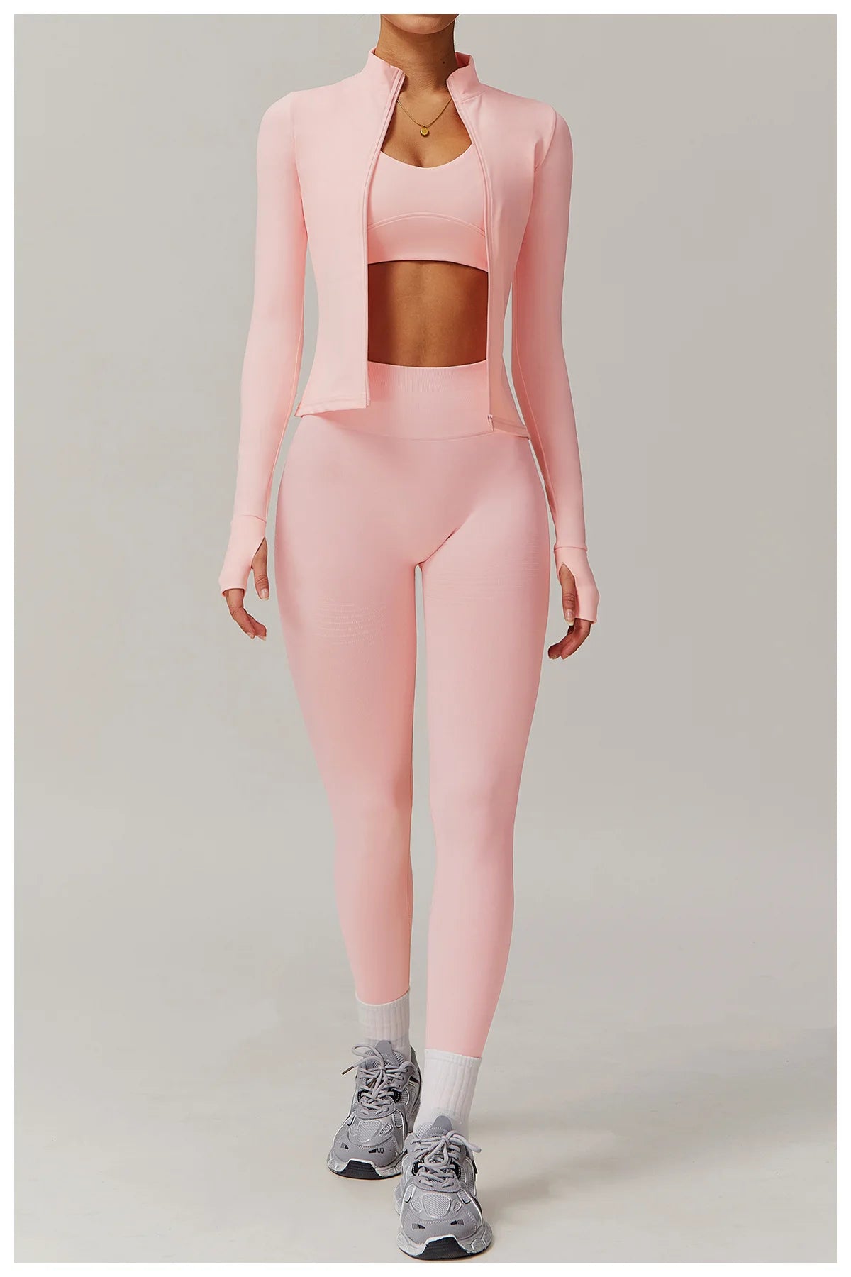 3-in-1 Sports Set Jacket Top And Pants