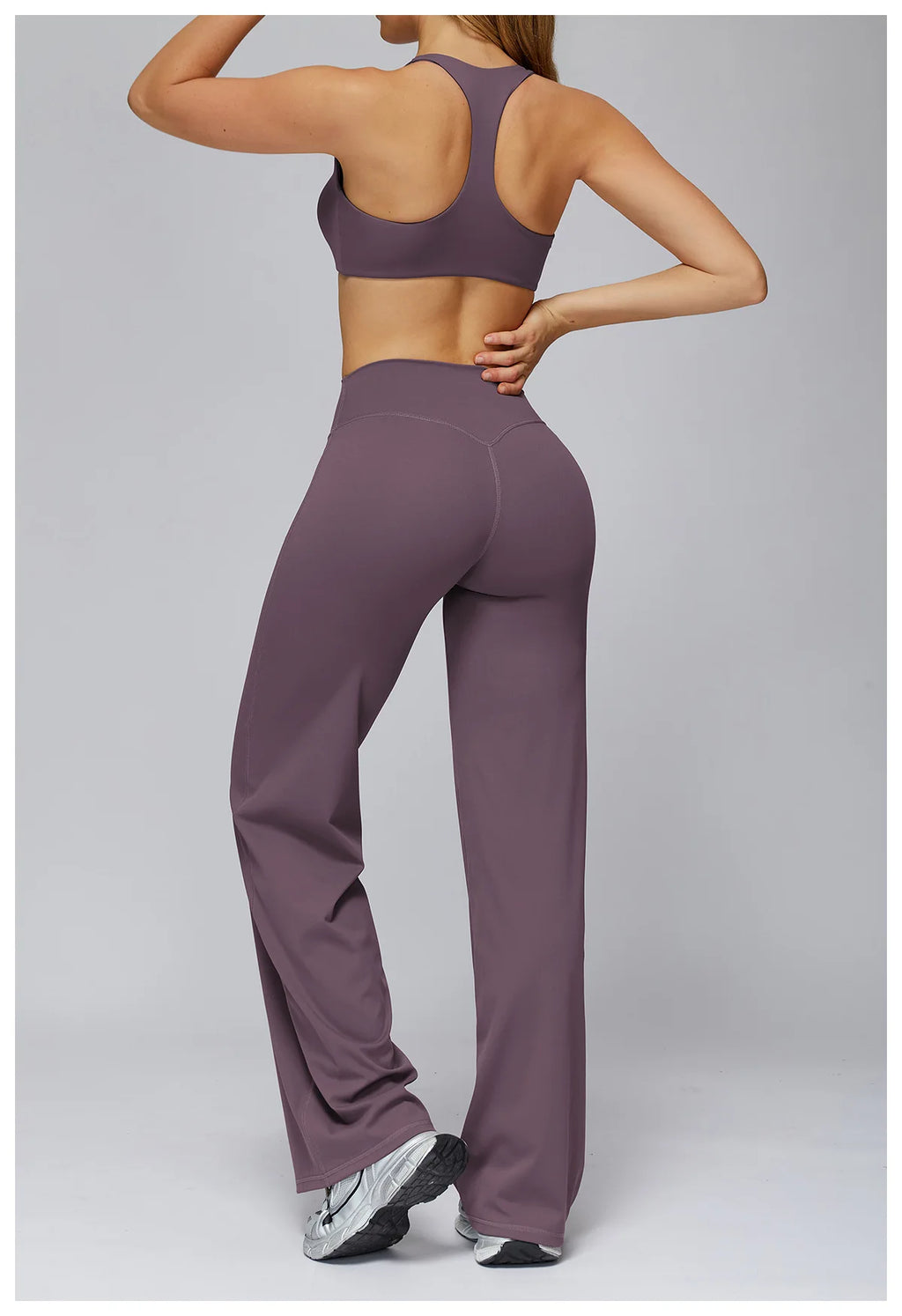 Set Women Tracksuit Workout Set Gym Clothing Fitness Long