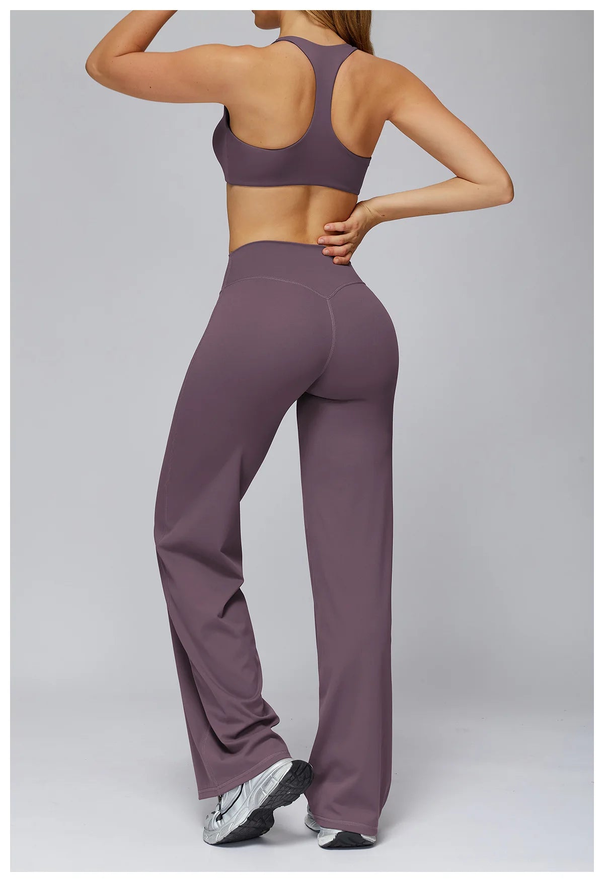 Set Women Tracksuit Workout Set Gym Clothing Fitness Long