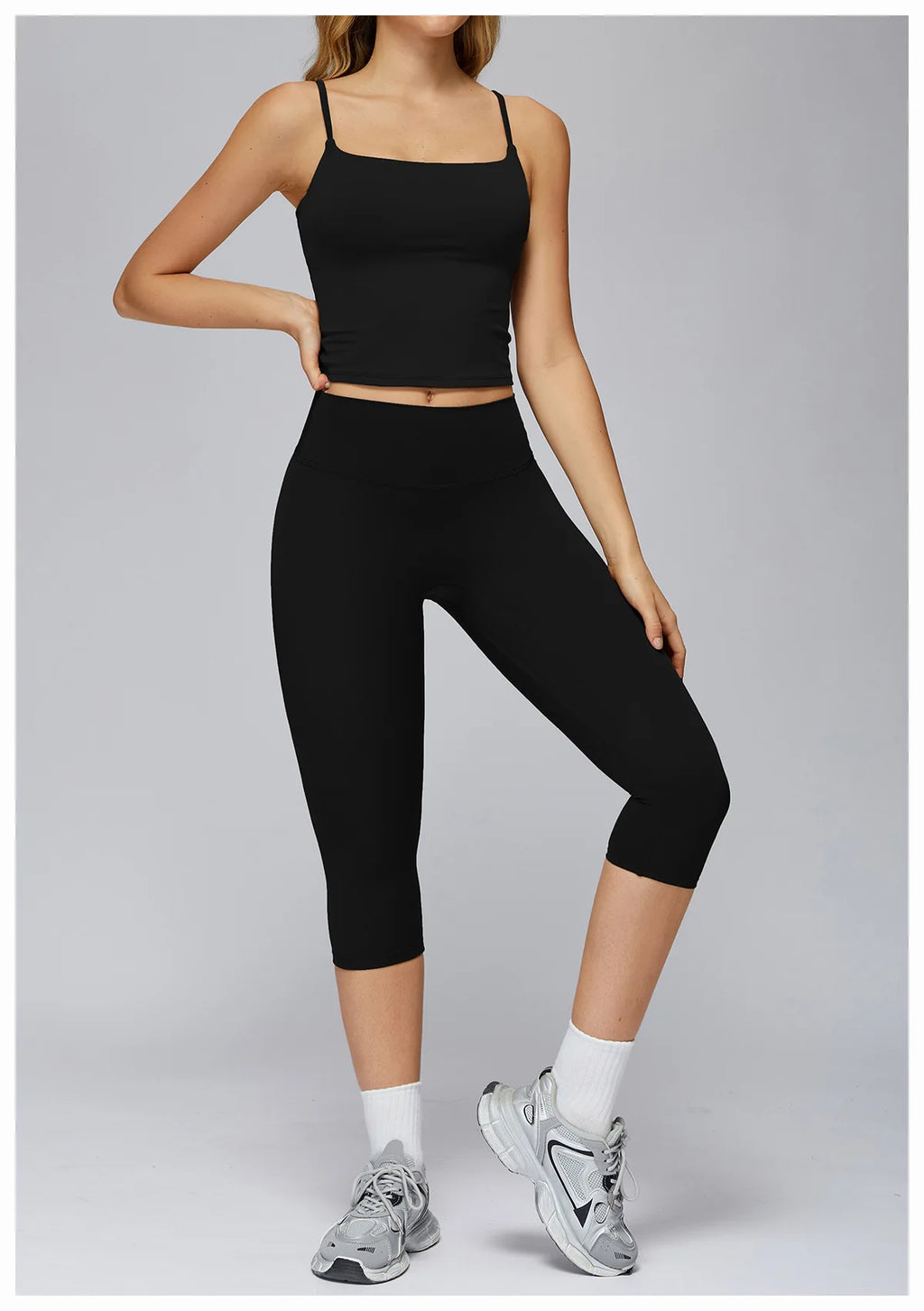 Set Women Tracksuit Workout Set Gym Clothing Fitness Long