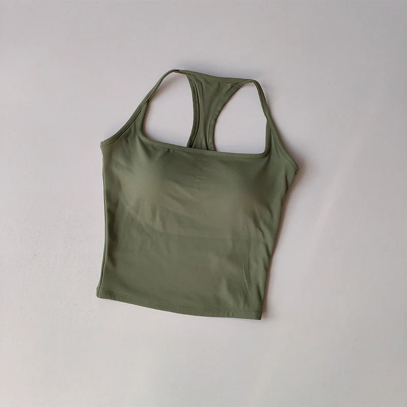 Fitness Vest with Chest Pad Summer