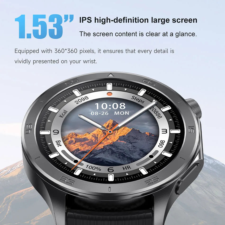OPPO New Watch X2 Bluetooth Call Smart Watch Men GPS Sports Fitness Heart Rate AI Voice Assistant Smartwatches Android IOS
