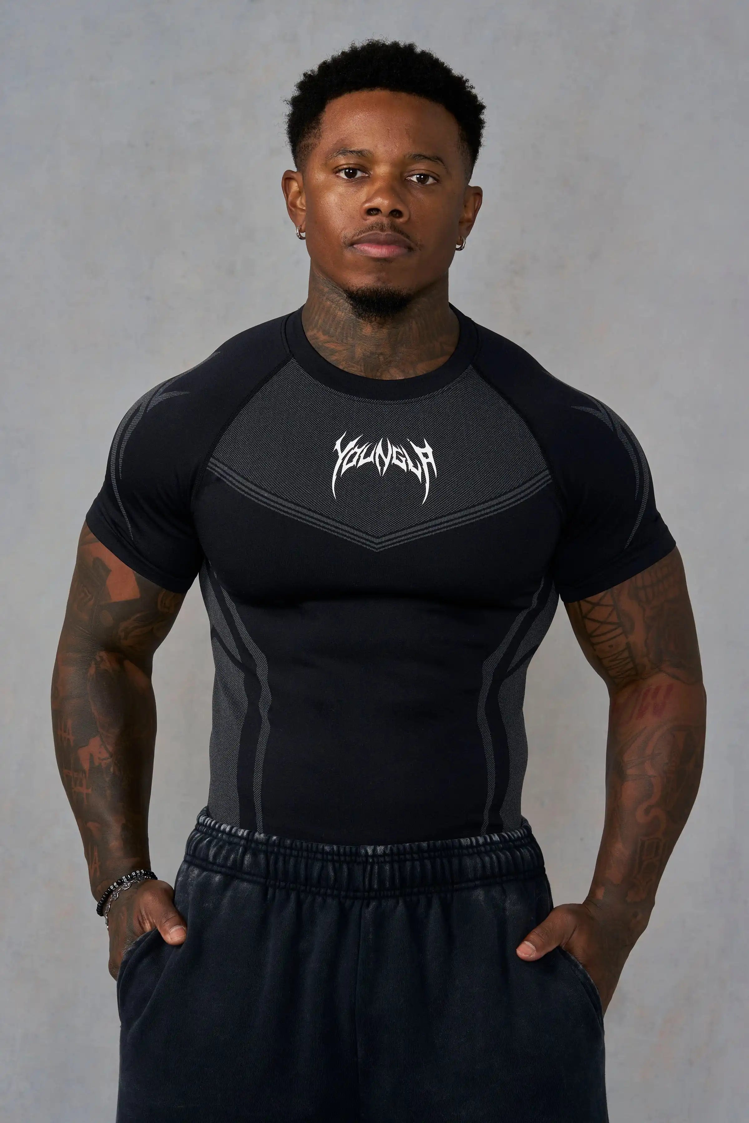 Men's Compression T-Shirt - YOUNGLA