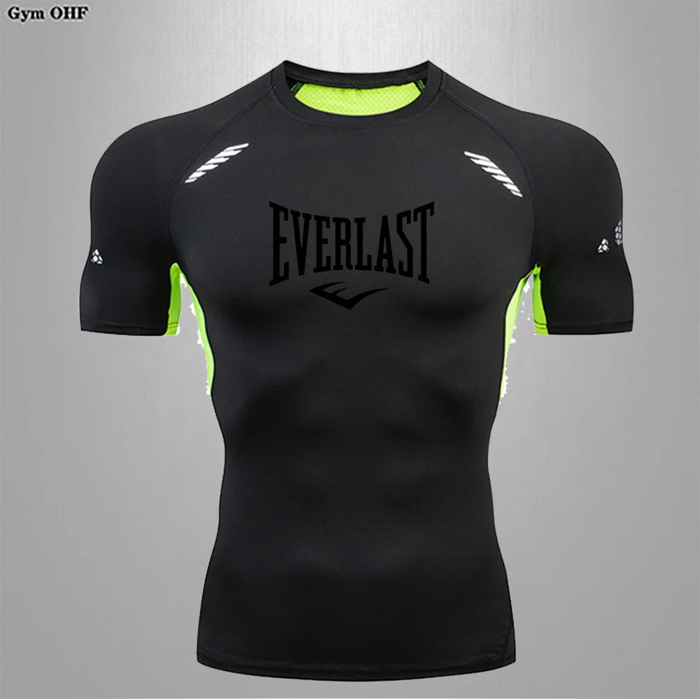 Men's Fit T-shirt Athletic Compression - EVERLAST