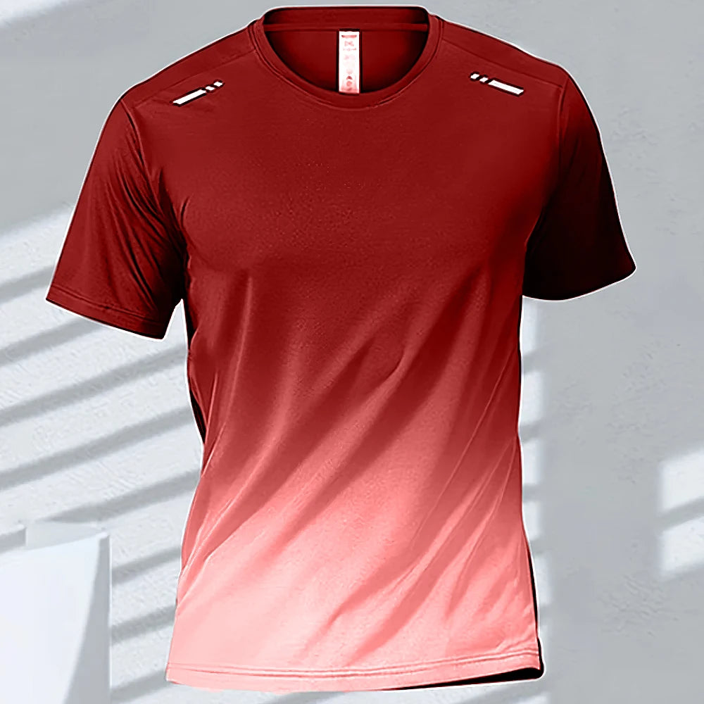 T-shirt Quick-drying Gradient Short Sleeve Tees