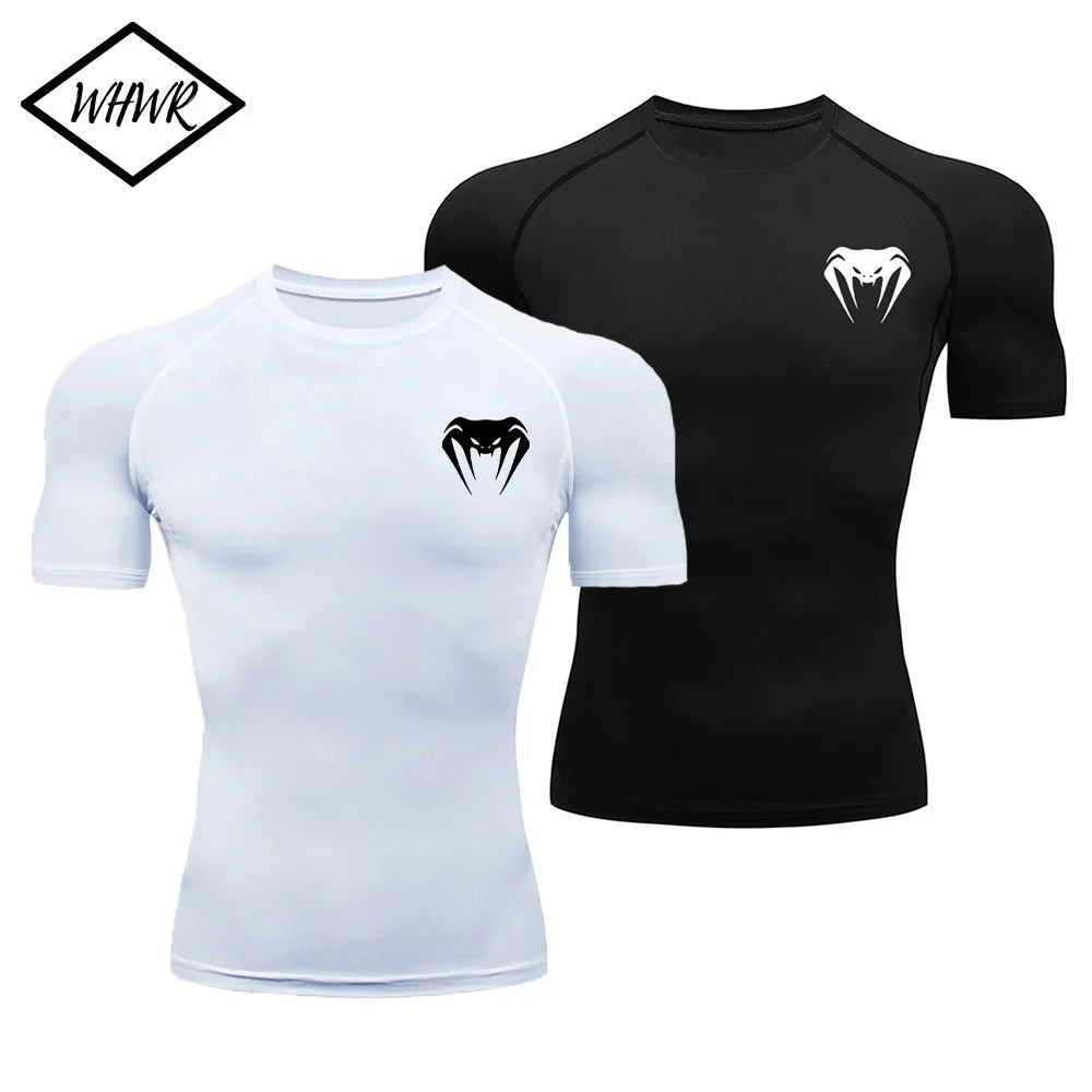 Compression T-Shirt Men Bodybuilding - VENUM