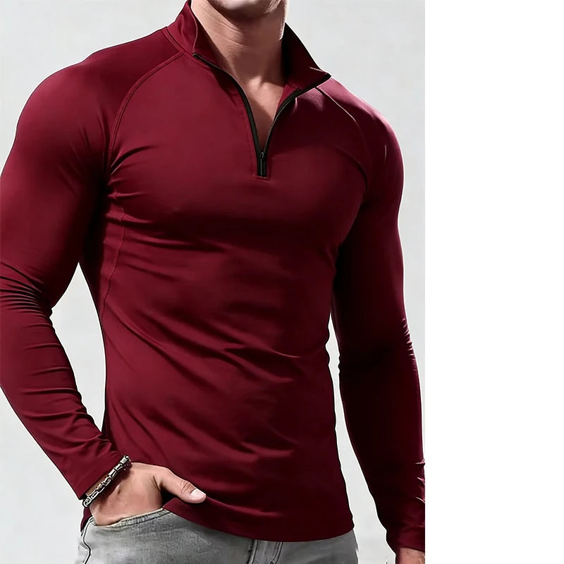 Long Sleeve T Shirt Men Compression