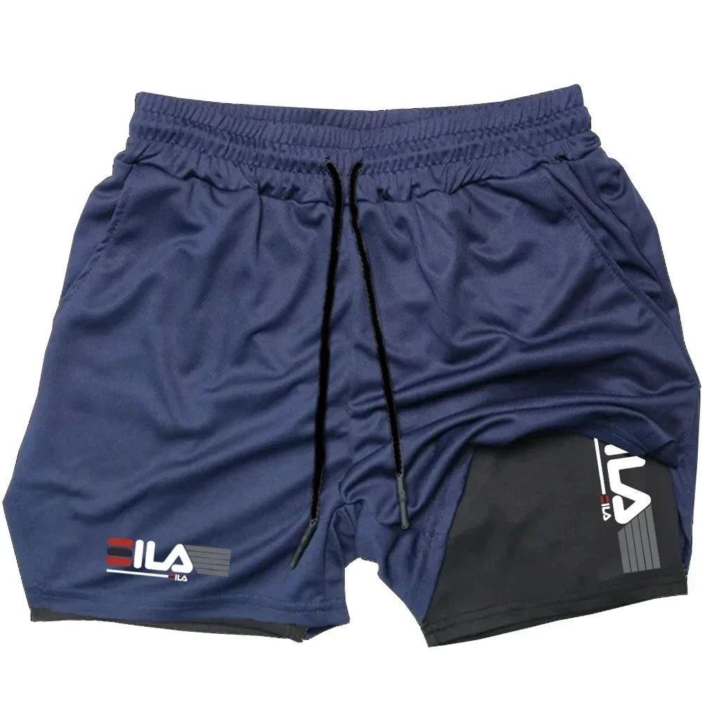 2-in-1 Sports Shorts Breathable Casual Quick-drying - FILA