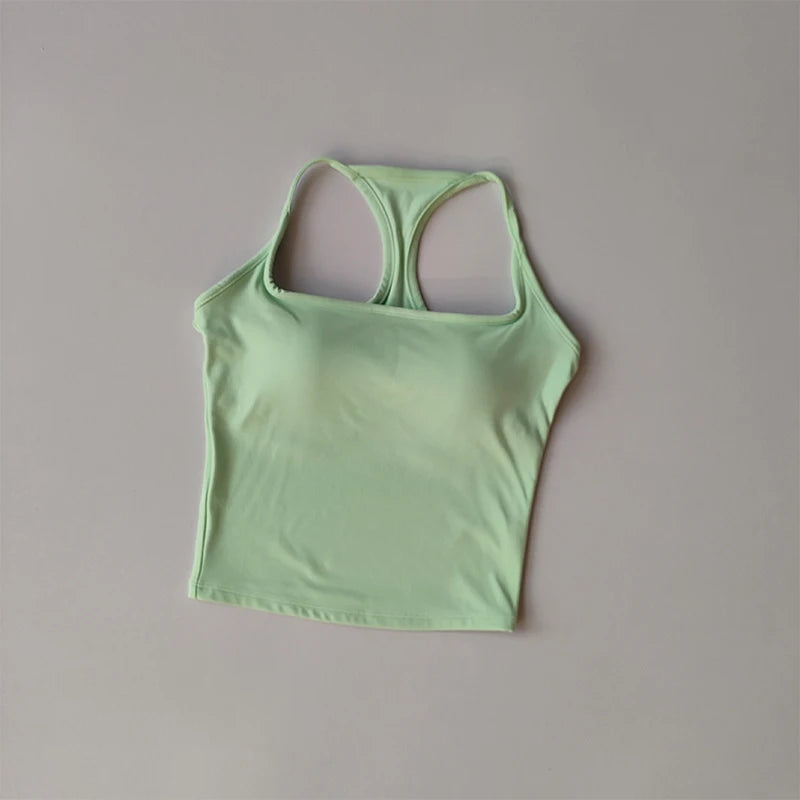 Fitness Vest with Chest Pad Summer