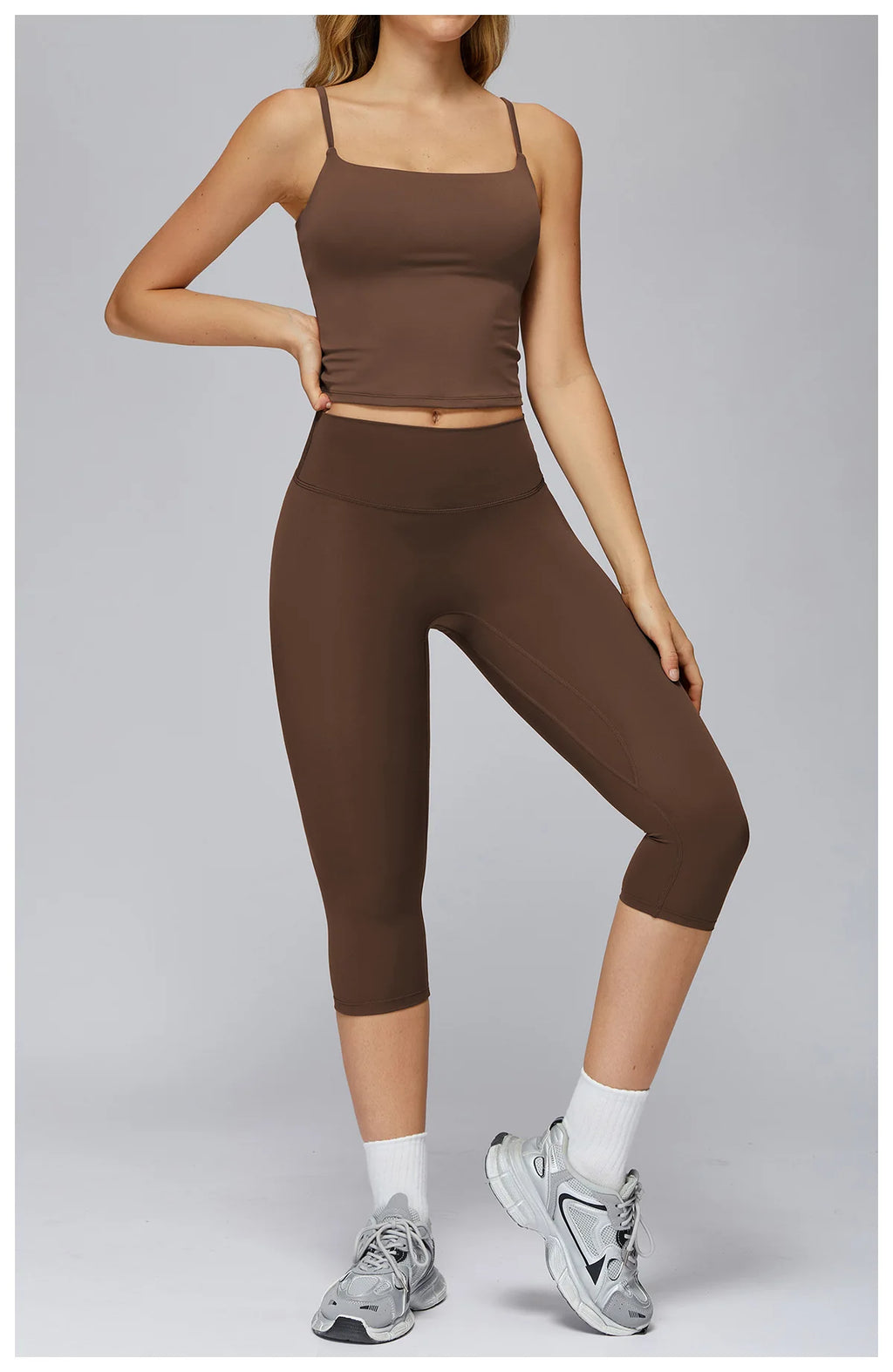Set Women Tracksuit Workout Set Gym Clothing Fitness Long
