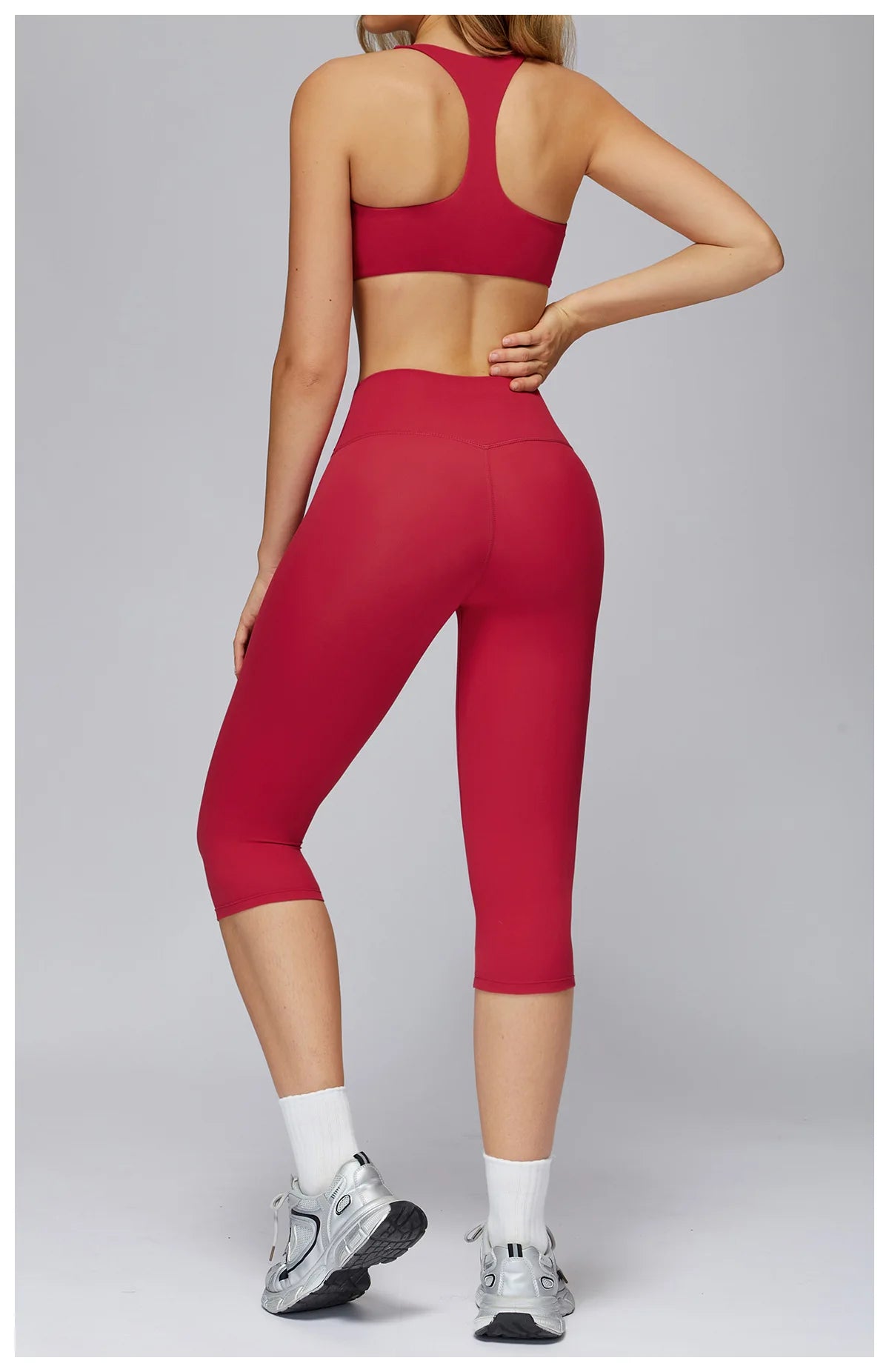 Set Women Tracksuit Workout Set Gym Clothing Fitness Long