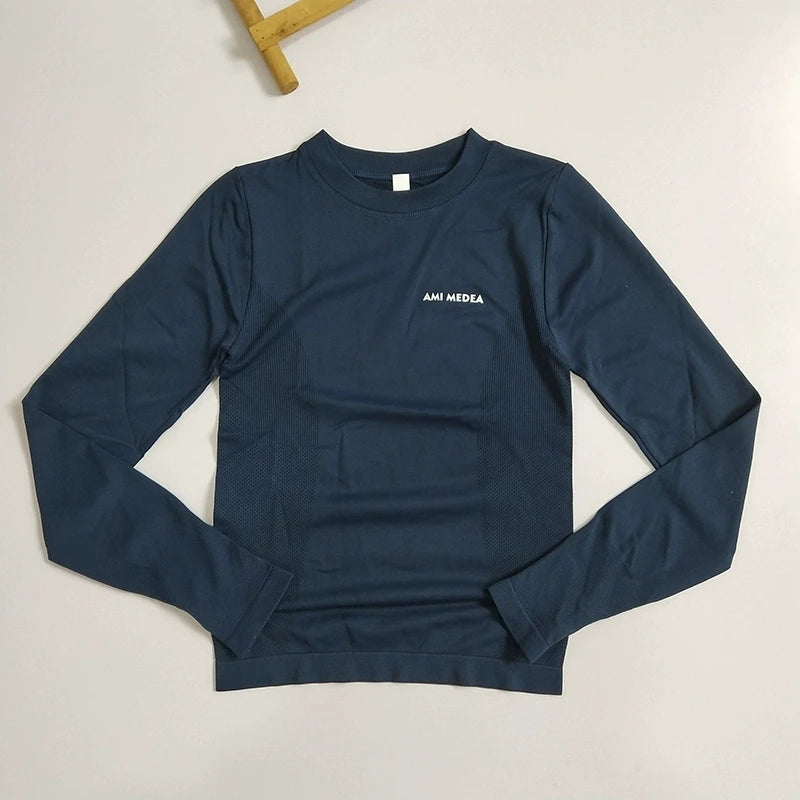Women’s Quick-drying long-sleeved gym shirt - KNIT