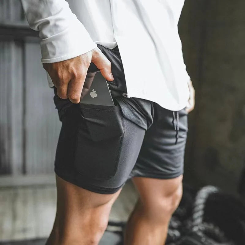 Tight Double Layer 2-in-1 Shorts - NEW BALANCE