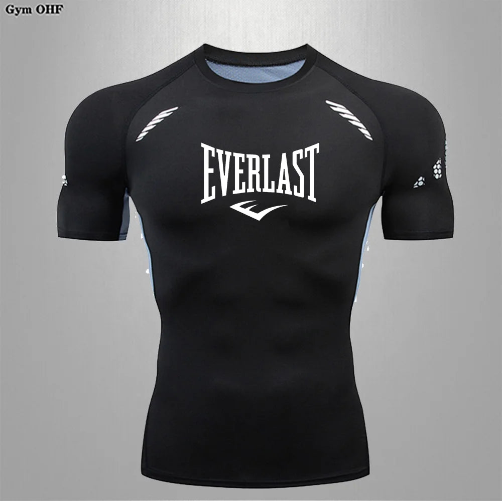 Men's Fit T-shirt Athletic Compression - EVERLAST