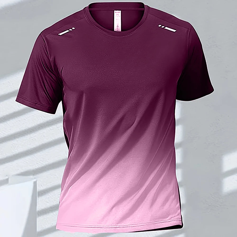 T-shirt Quick-drying Gradient Short Sleeve Tees