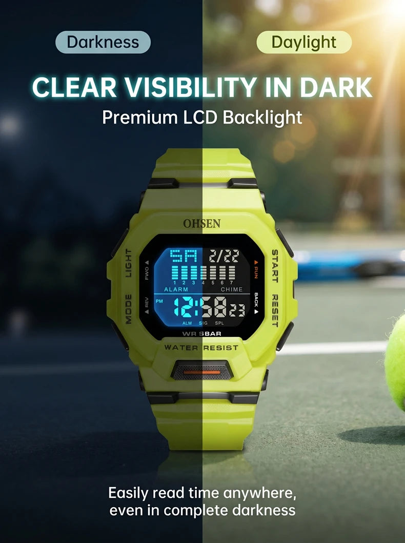 Fashion Male Digital Watches - OHSENl