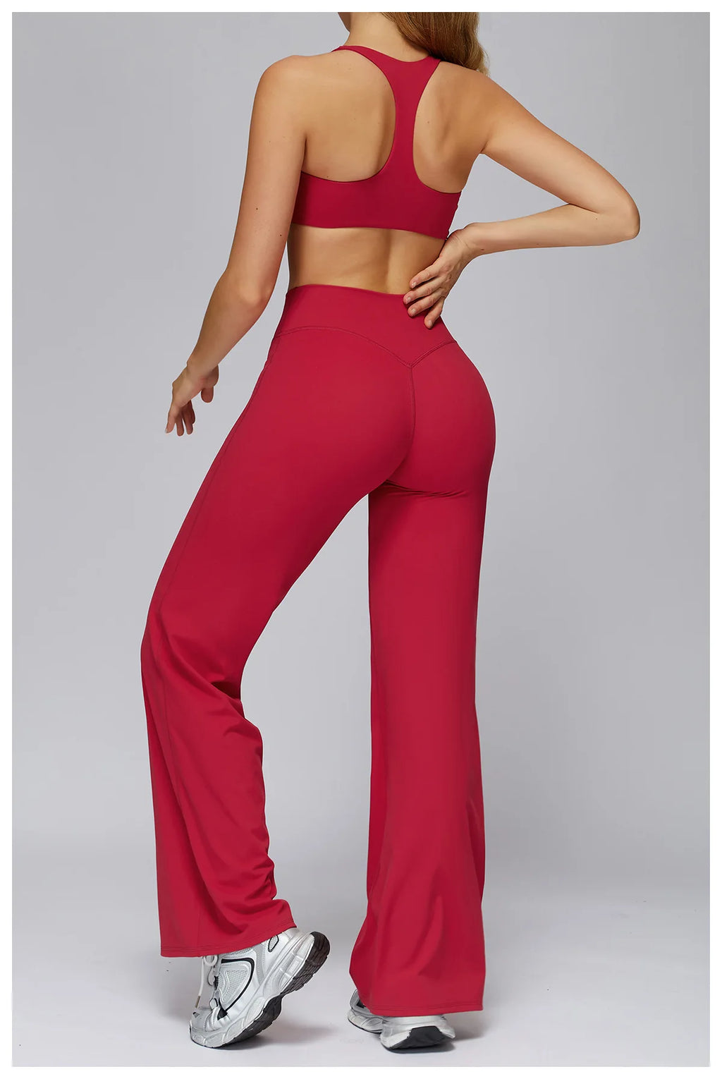 Set Women Tracksuit Workout Set Gym Clothing Fitness Long