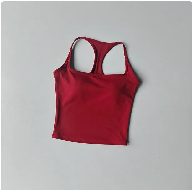 Fitness Vest with Chest Pad Summer