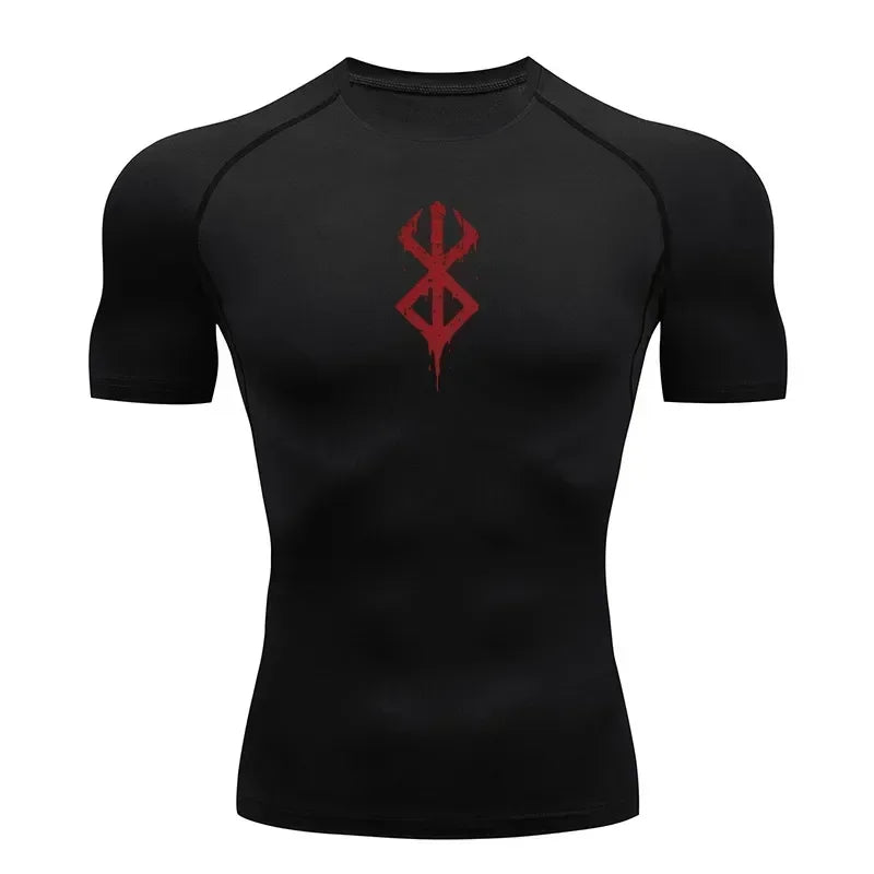 Men's Print Compression Shirts - BERSERK