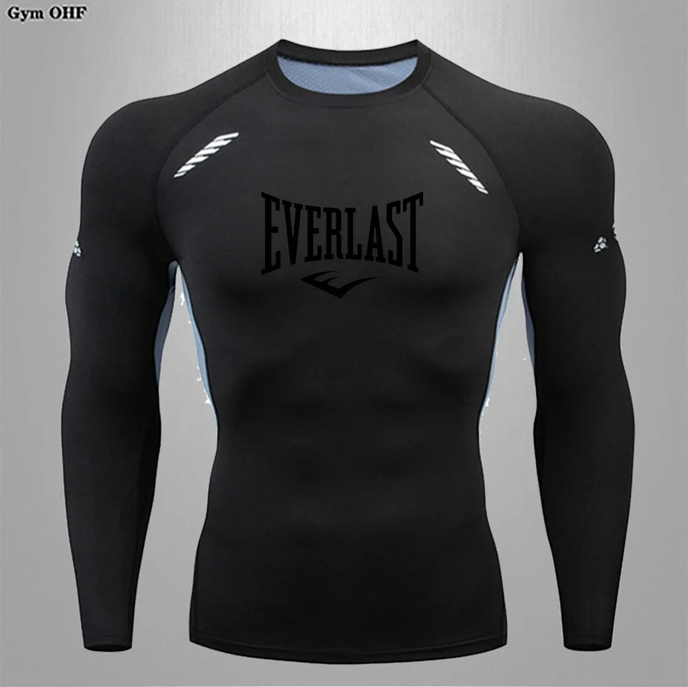 Men's Fit T-shirt Athletic Compression - EVERLAST
