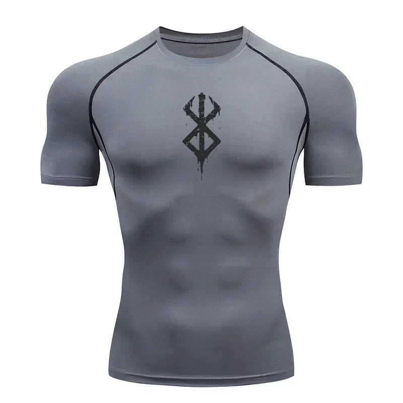 Men's Print Compression Shirts - BERSERK