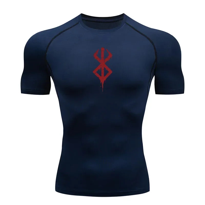Men's Print Compression Shirts - BERSERK