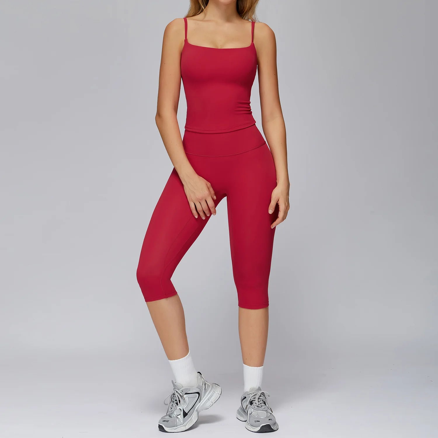 Set Women Tracksuit Workout Set Gym Clothing Fitness Long