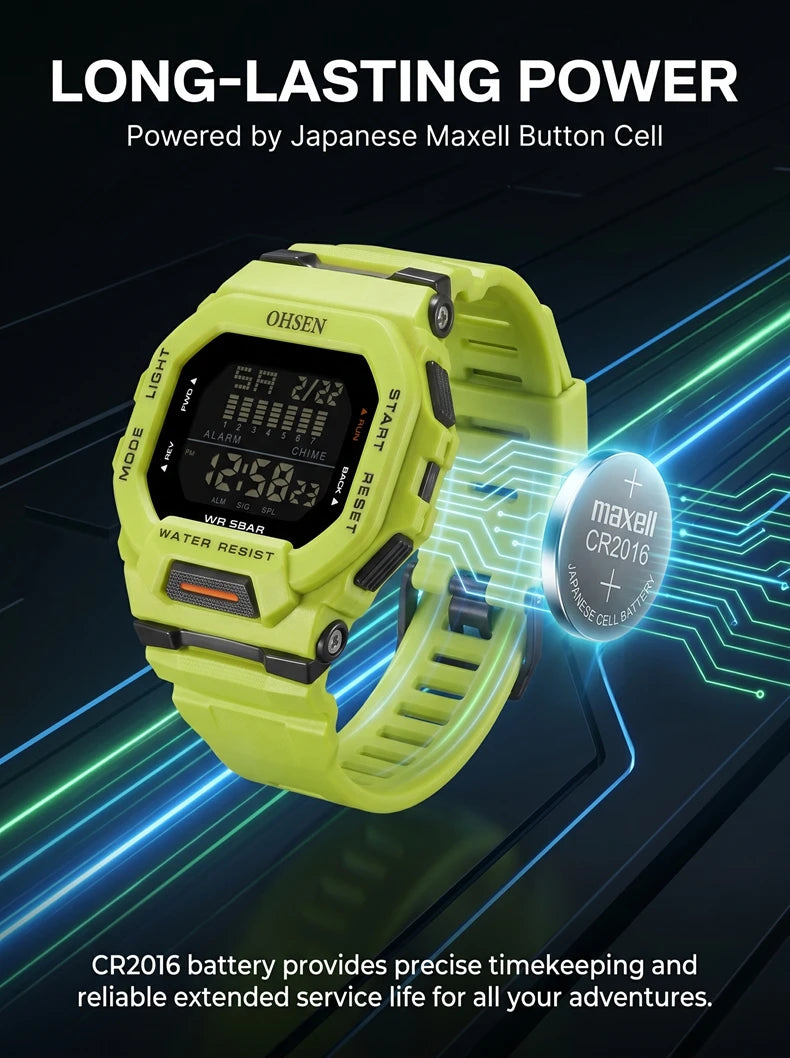 Fashion Male Digital Watches - OHSENl