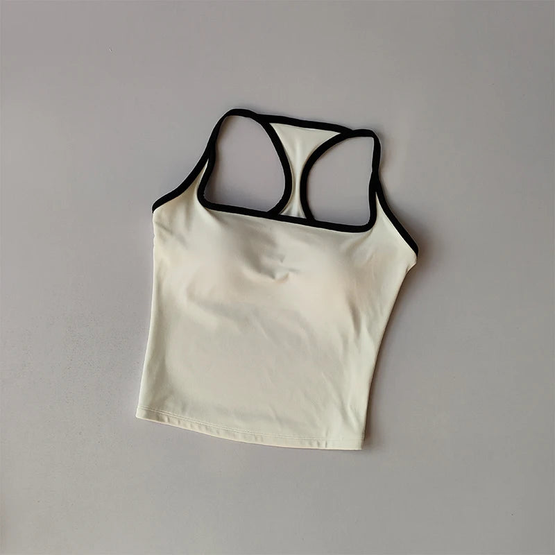 Fitness Vest with Chest Pad Summer
