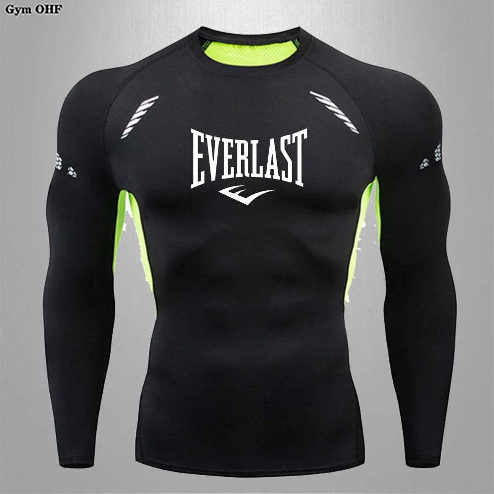 Men's Fit T-shirt Athletic Compression - EVERLAST