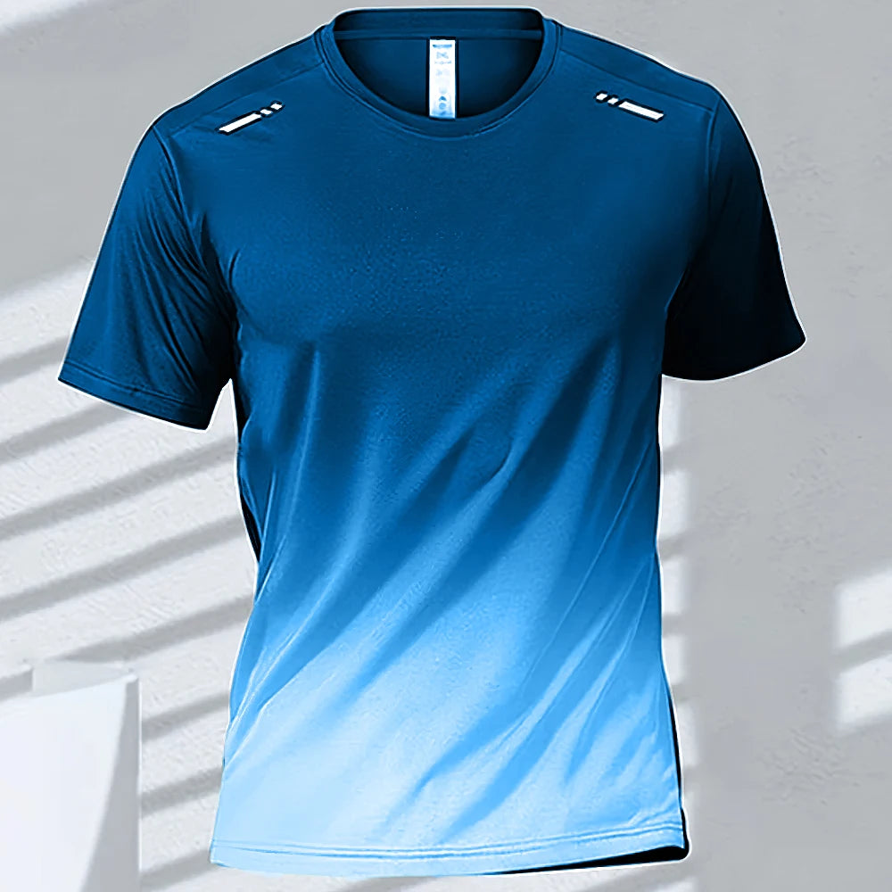 T-shirt Quick-drying Gradient Short Sleeve Tees