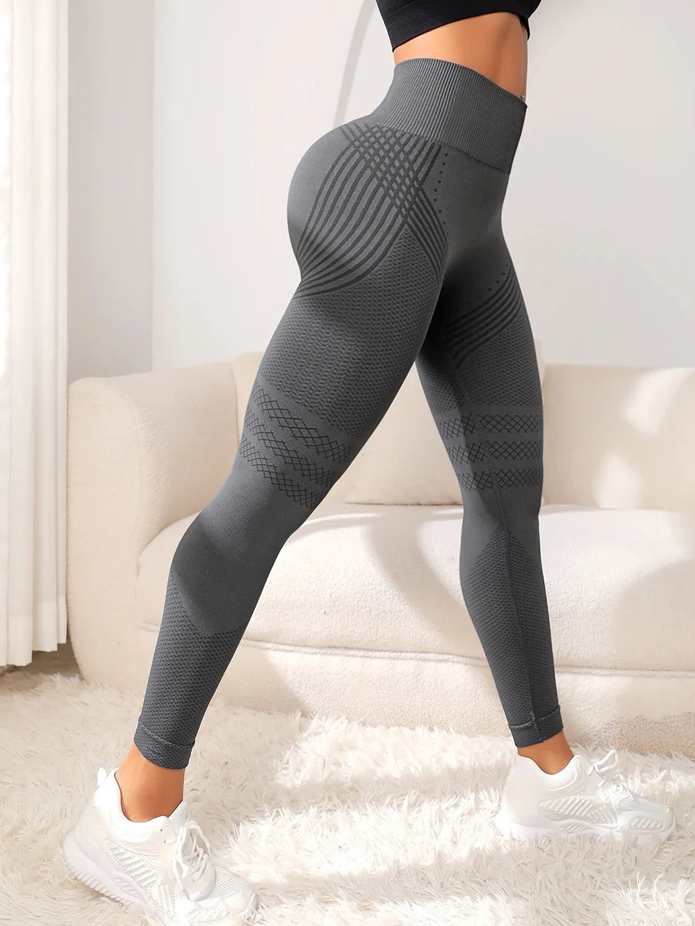 Women's Cellulite 3D Leggings Anti Cellulite Legging for Gym Workout Yoga