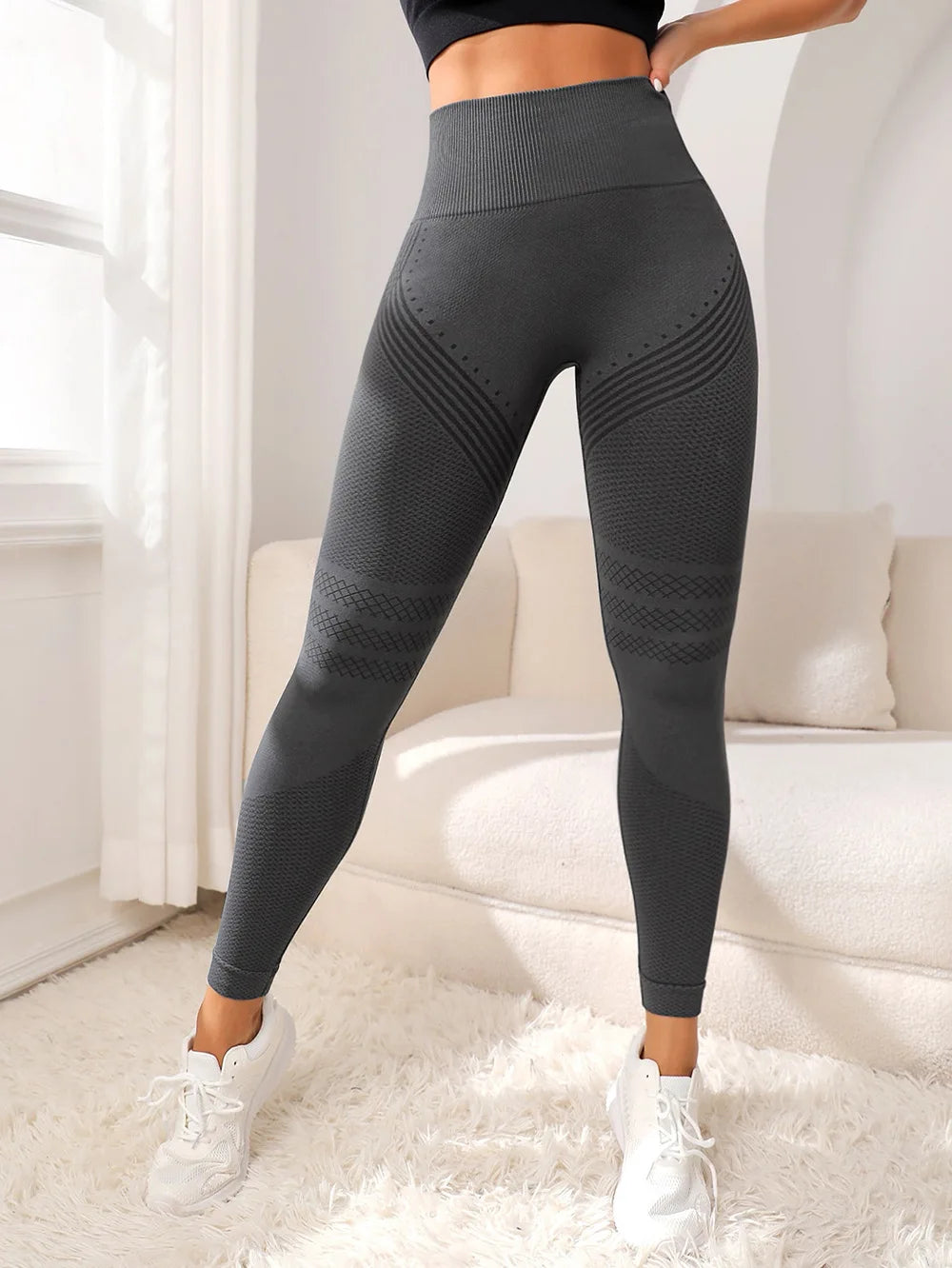 Women's Cellulite 3D Leggings Anti Cellulite Legging for Gym Workout Yoga